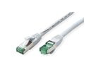 ROLINE RM Patchkabel Kat.6A S/FTP (PiMF), grau, 1,5 m