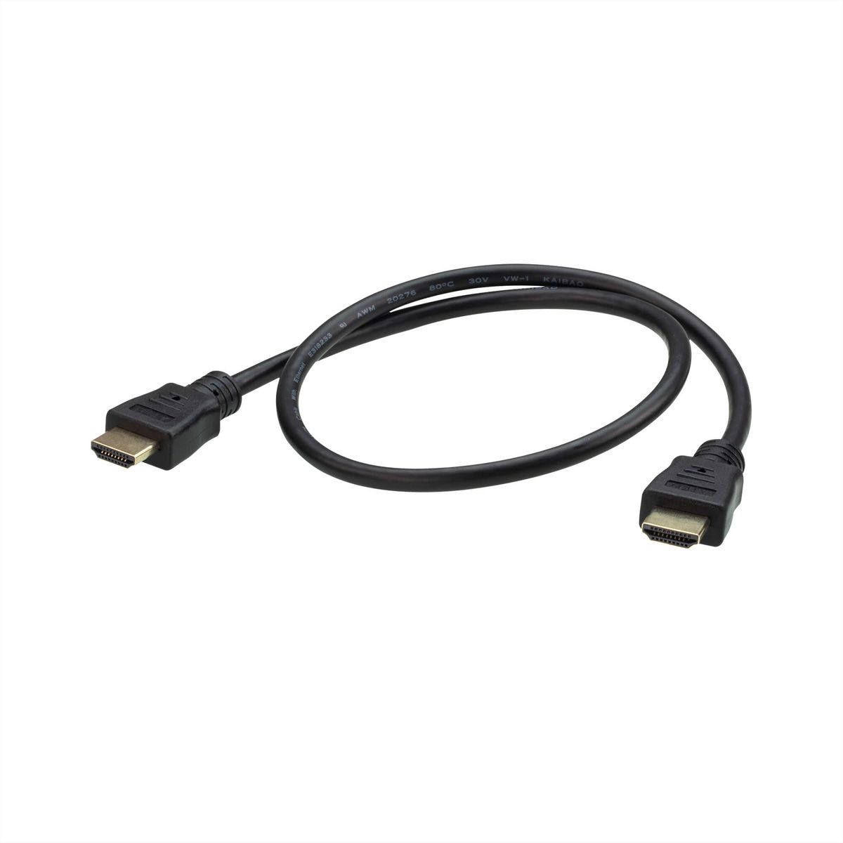 ATEN 2L-7DA6H High Speed True 4K HDMI Kabel mit Ethernet, schwarz, 0,6 m