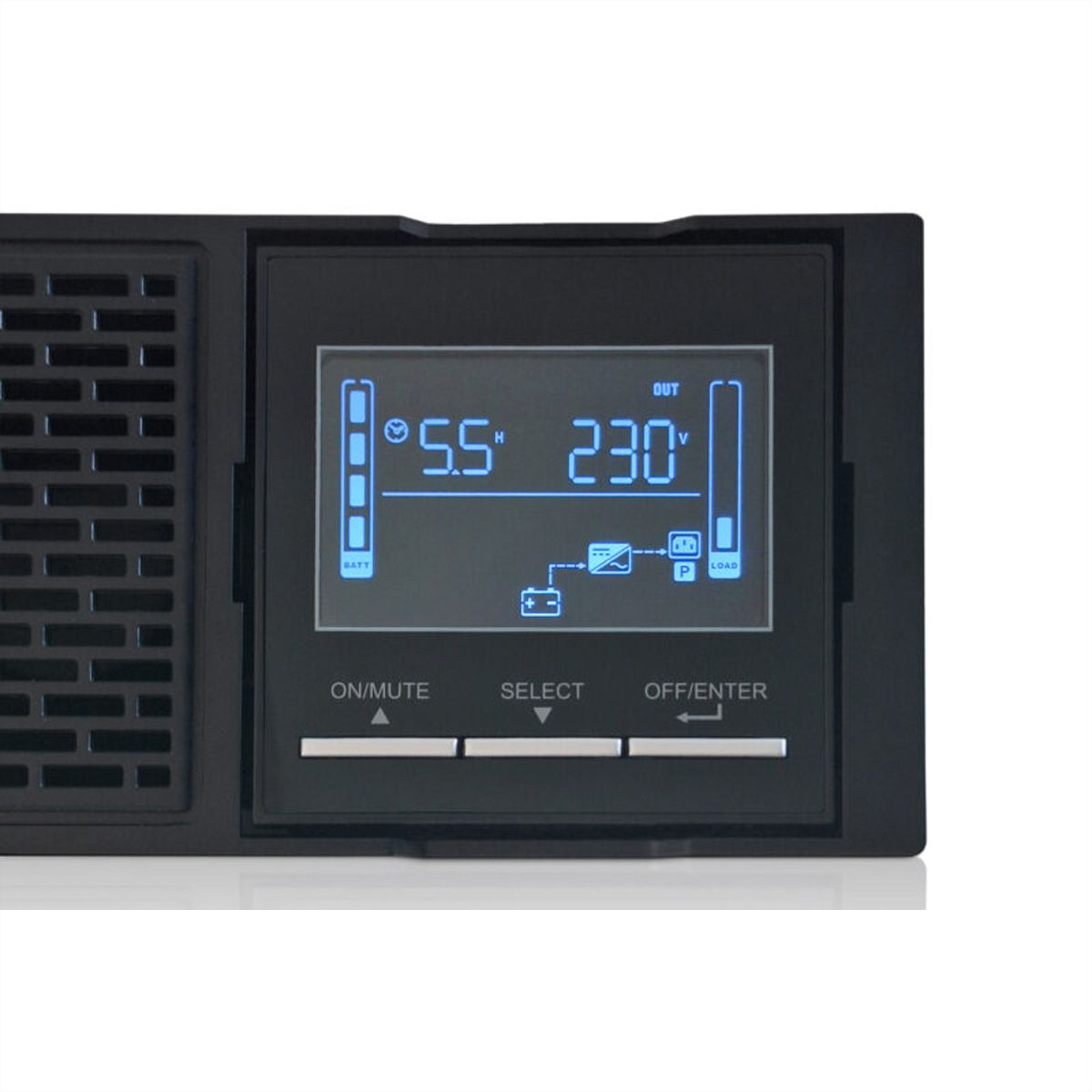 GUDE EPB 8810-2 USV 2000VA UPS Backup Tower/RM, schwarz