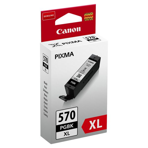 PGI-570XL PGBK, Tintentank pigmentiertes Schwarz, ca. 500 Seiten f. PIXMA MG5750