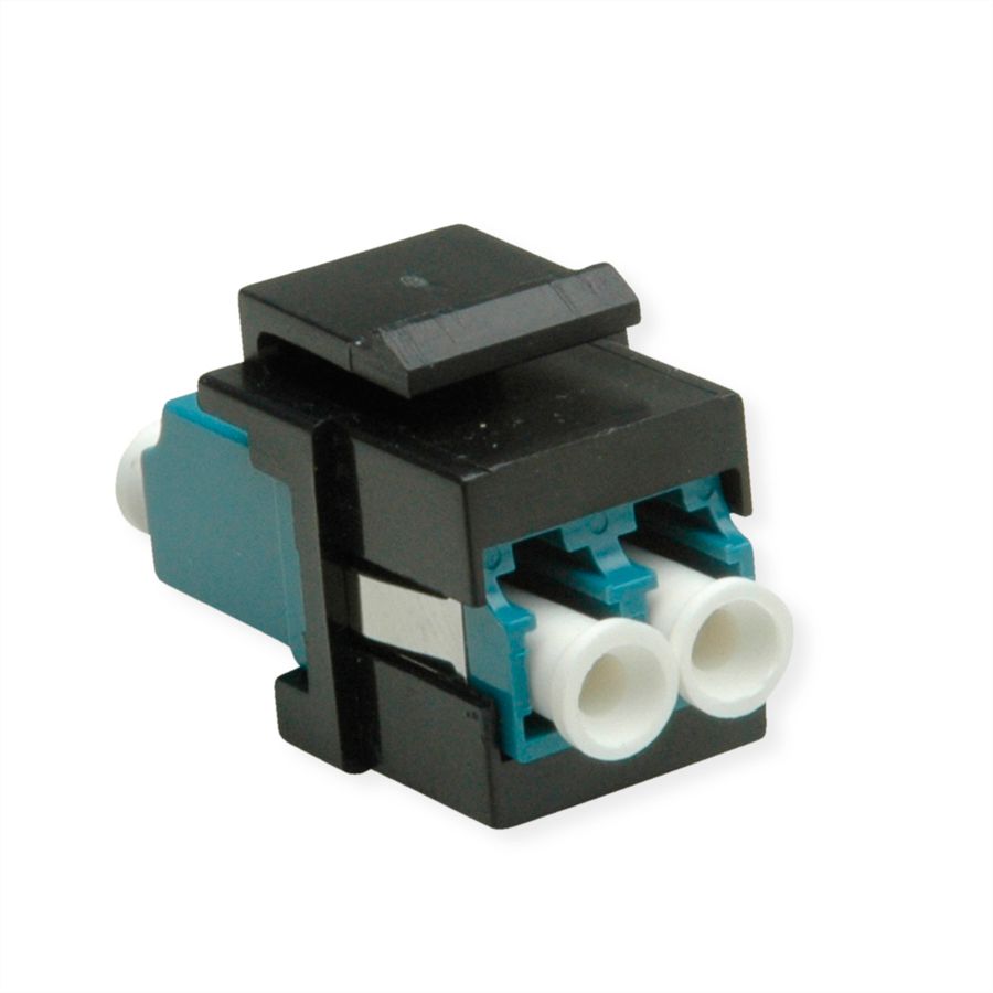 ROLINE Keystone LWL-Adapter LC/LC Duplex, Single Mode, OS2