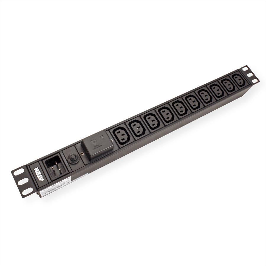 ATEN PE0210SG 1U 16A Basic PDU 10 Port