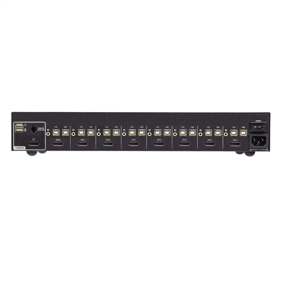 ATEN CS1188DP4C 8-Port 4K USB DisplayPort Secure KVM Switch mit Card Reader