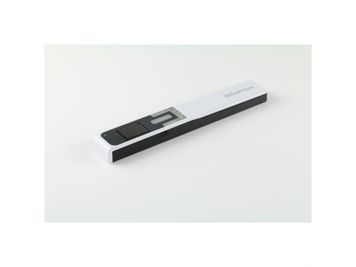 IRIScan Book 5 White 30PPM-Battery Li-io Dokumentenscanner, Mobiler Handheld-Buchscanner