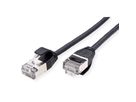 ROLINE U/FTP DataCenter Patchkabel Kat.6A (Class EA), LSOH, slim, schwarz, 2 m