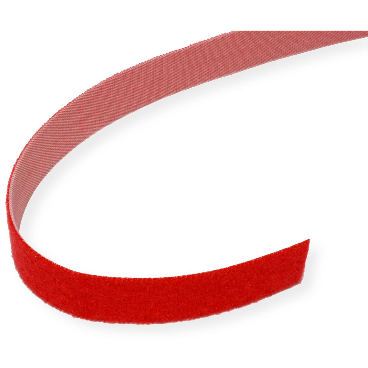 VELCRO® ONE-WRAP® Klettbandstreifen 20mm, unperforiert, rot, 5 m