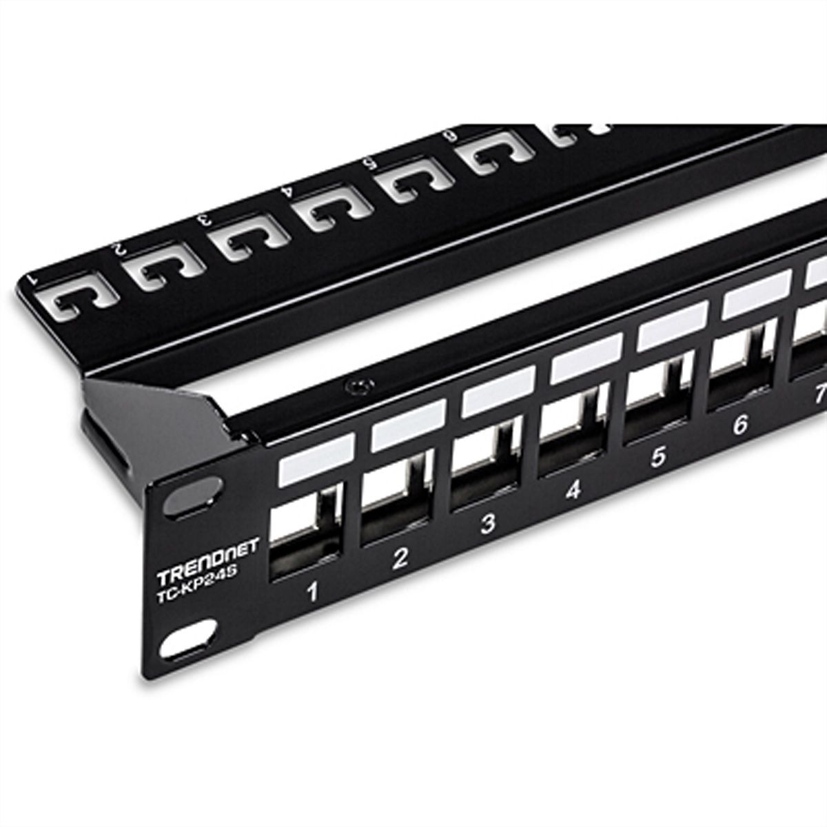 TRENDnet TC-KP24S Patch Panel, 24-Port Blank Keystone Shielded  1U