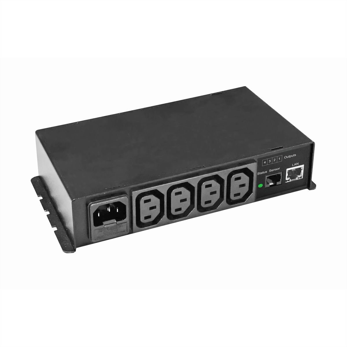 GUDE 1141-1 4-fachgeschaltete PDU mit  Messung und Überwachung