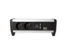BACHMANN DESK 2xUTE 1xUSB Charger GST18 schwarz