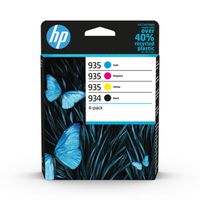 6ZC72AE , Nr. 934/935, Multipack (schwarz, cyan, magenta, yellow), für HP-OfficeJet 6812 / 6815, OfficeJet Pro 6230 / 6830 / 6835