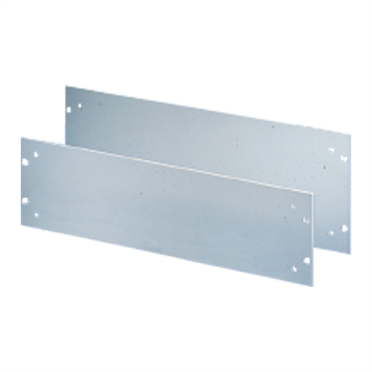 SCHROFF 19"-Frontplatten mit Grifflöcher - 19"-FRONTPLATTE 1HE ELOX.