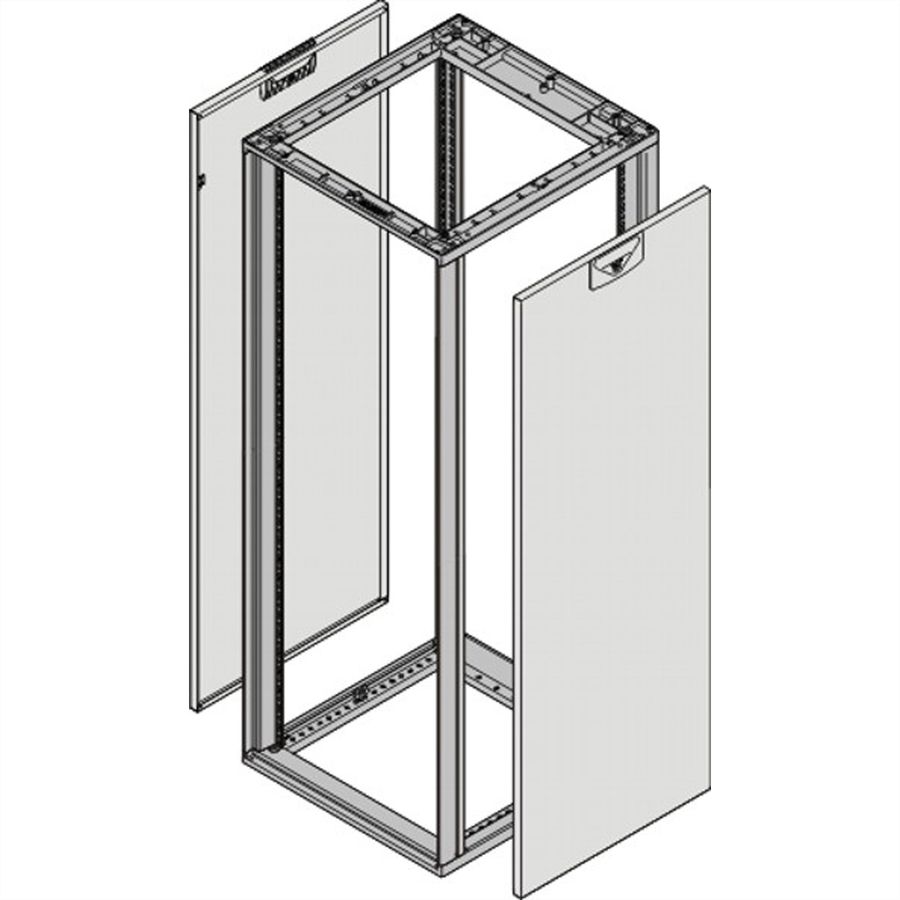 SCHROFF Seitenwand für Heavy-Duty - SEIT.WD.43HE 600T HD 7035 2X