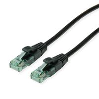 ROLINE RM Patchkabel Cat.6A UTP, schwarz, 5 m