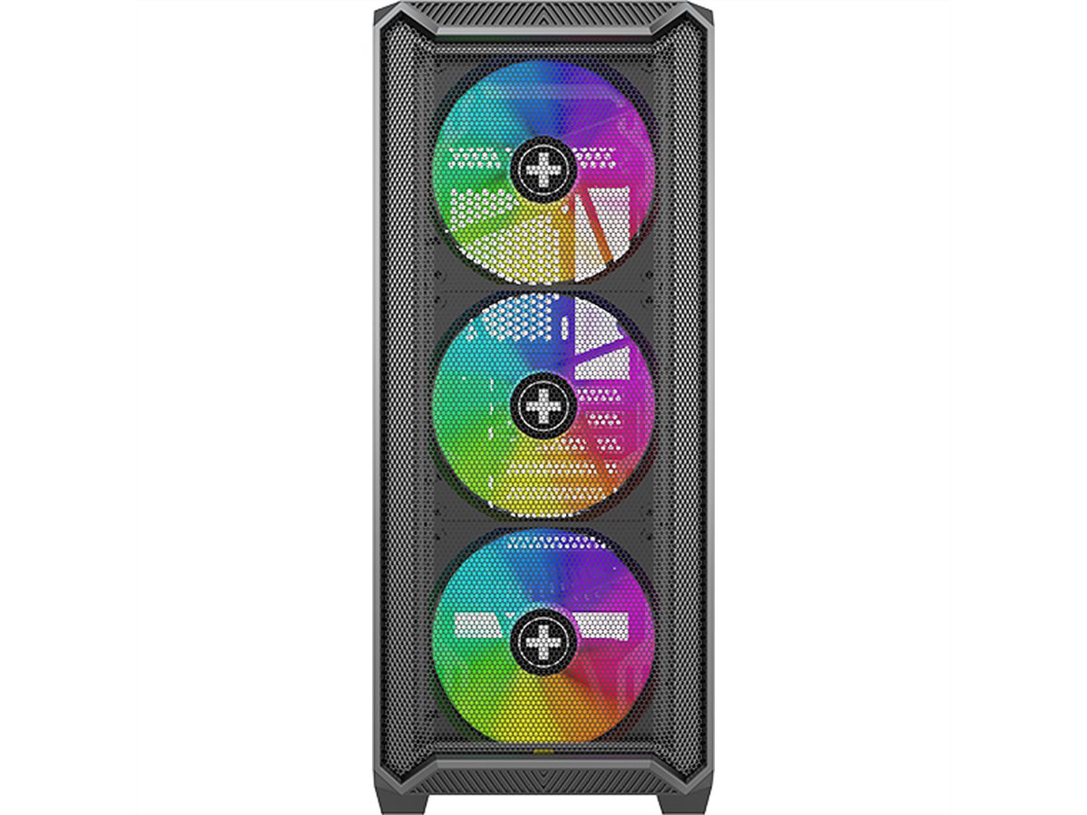 Xilence Xilent Blade II X613 RGB Gaming PC Gehäuse, RGB ATX Midi Tower