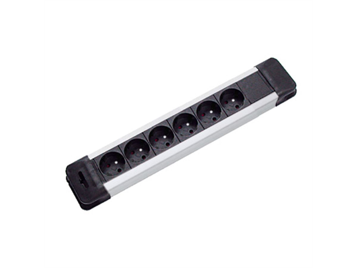 BACHMANN Steckdosenleiste Connectus, 6x 2P+T, UTE, 2 m