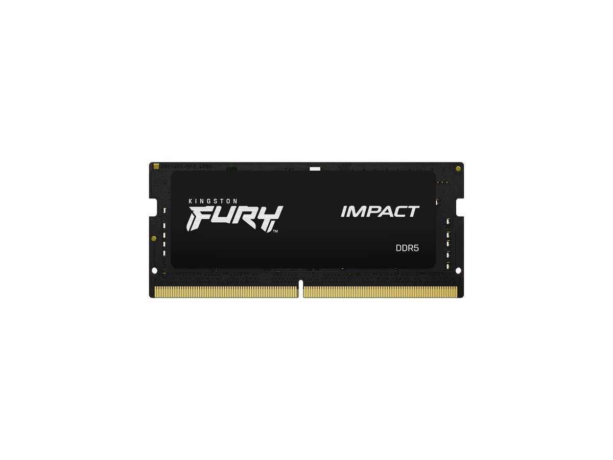 Kingston Technology FURY 32GB 6400MT/s DDR5 CL38 SODIMM (2er-Kit) Impact XMP