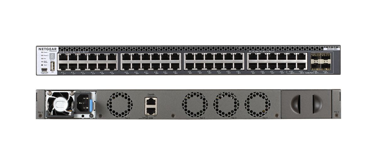 NETGEAR M4300-48X/US/EME Managed 10G Ethernet (100/1000/10000) 1U Grau