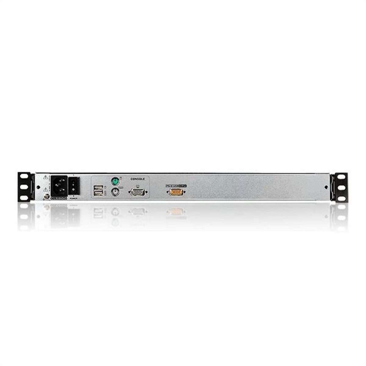 ATEN CL5800N KVM-Konsole, 48cm LCD, VGA, PS/2-USB, Peripheral Port, ES-Layout