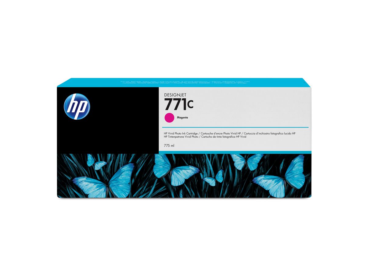 HP 771C Magenta DesignJet Druckerpatrone, 775 ml