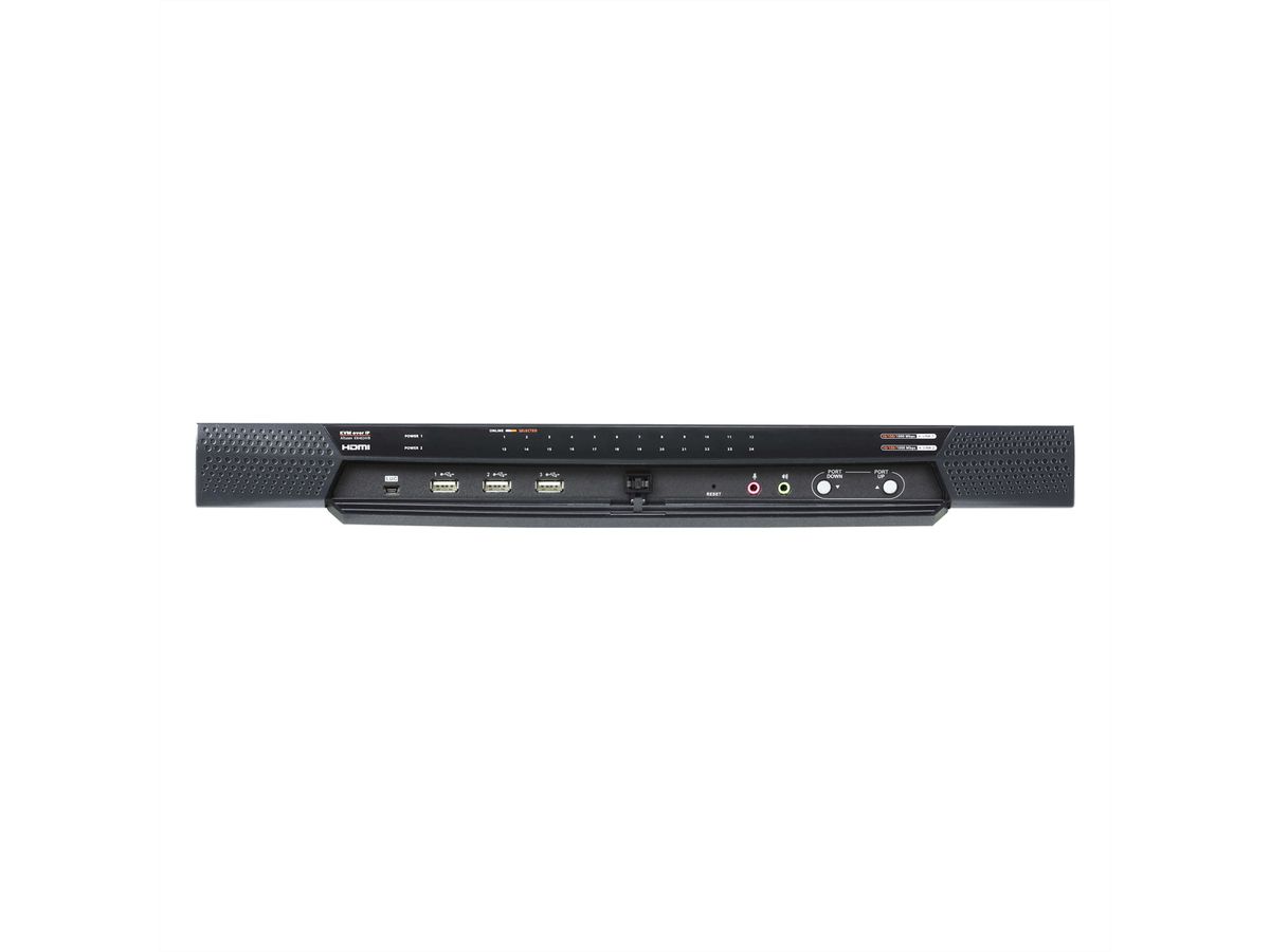 ATEN KN4024VB 24-Port Cat 5 KVM over IP 1 local und 4 remote