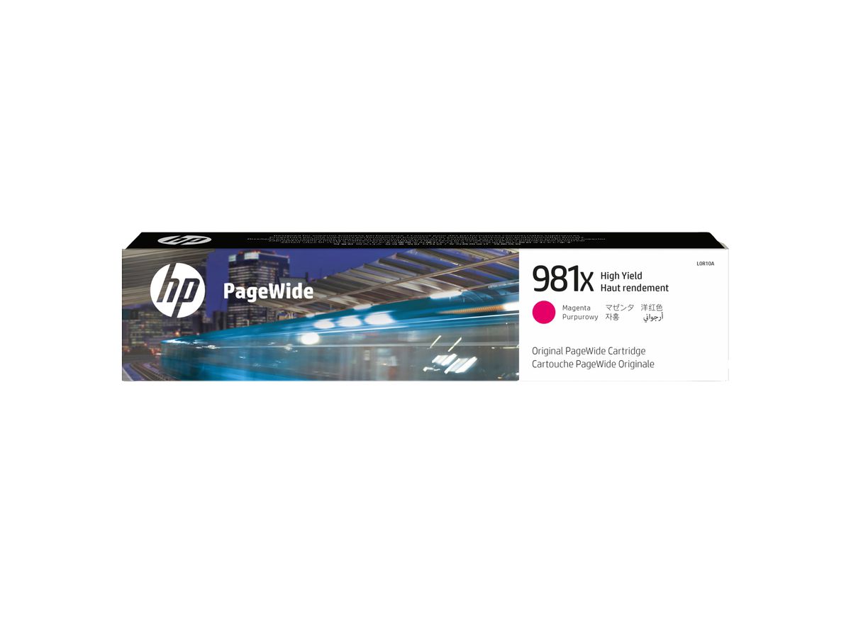 HP 981X Magenta Original PageWide Druckerpatrone mit hoher Reichweite