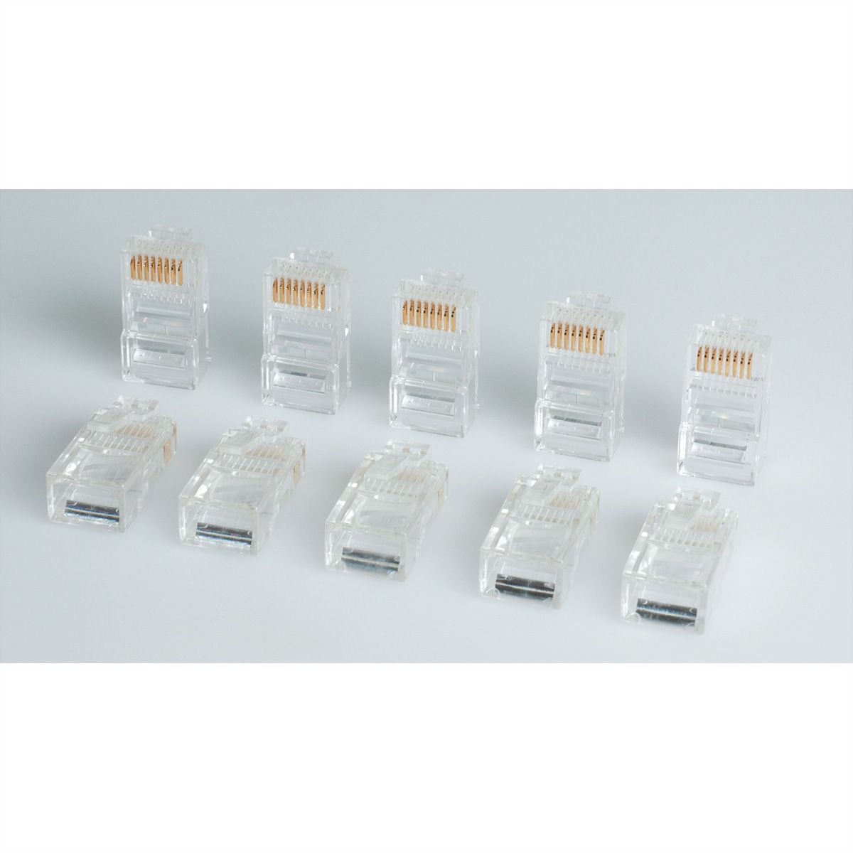 ROLINE Modular-Plug ungeschirmt, Cat.5e (Class D), 10 Stck