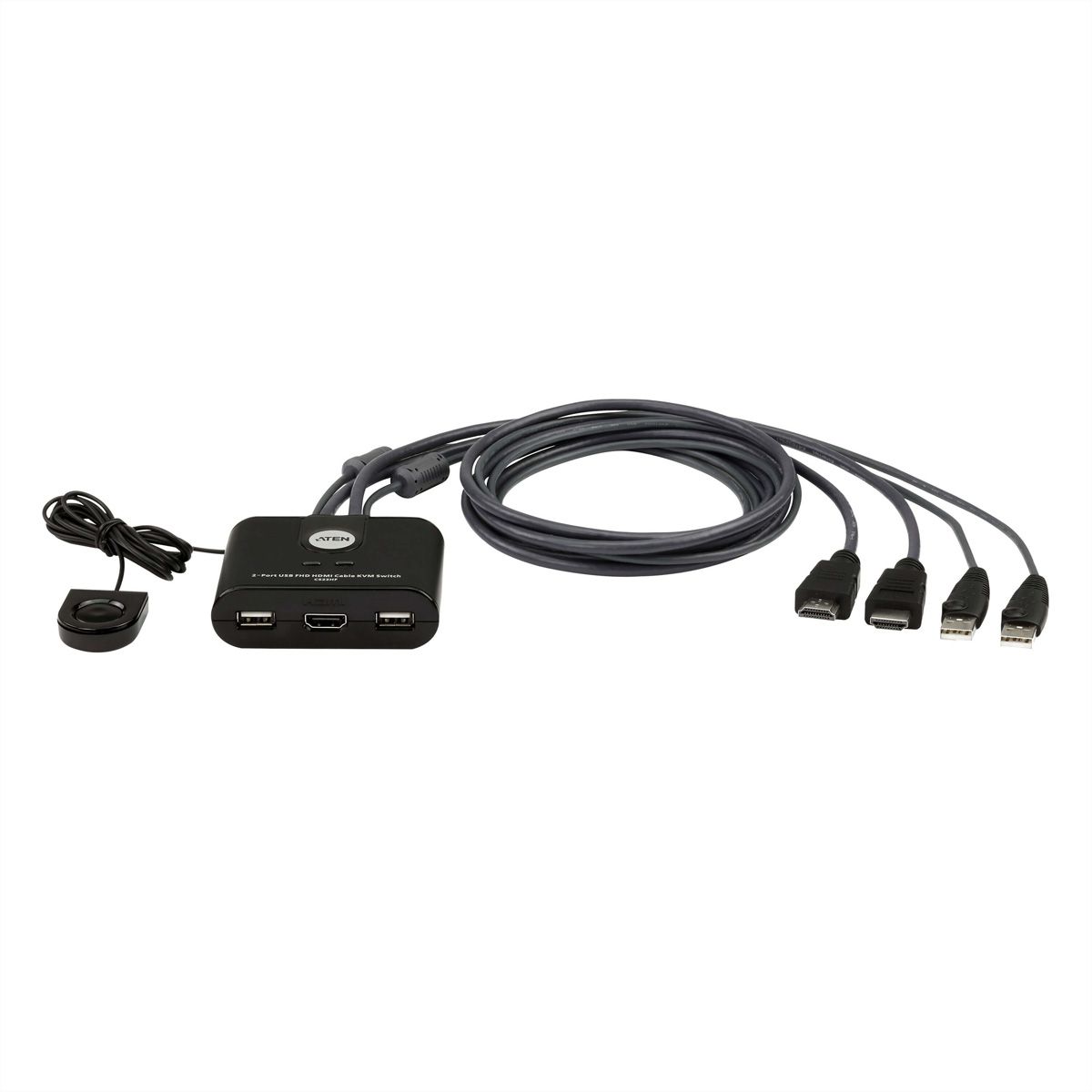 ATEN CS22HF USB FHD HDMI Kabel Switch 2-Port