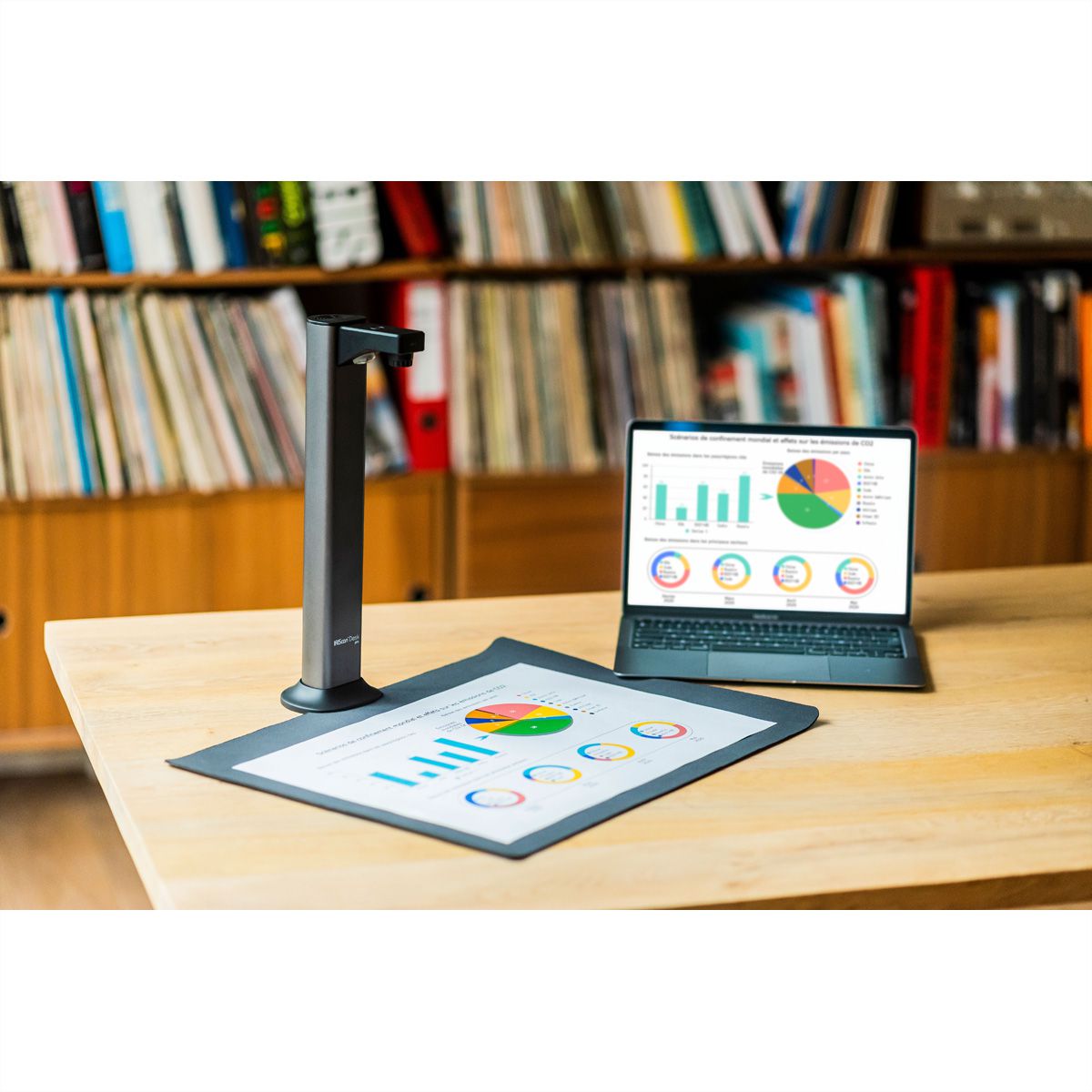 IRIScan Desk 7 Pro A3 Dokumentenscanner, Mobiler Desktop-Kamerascanner