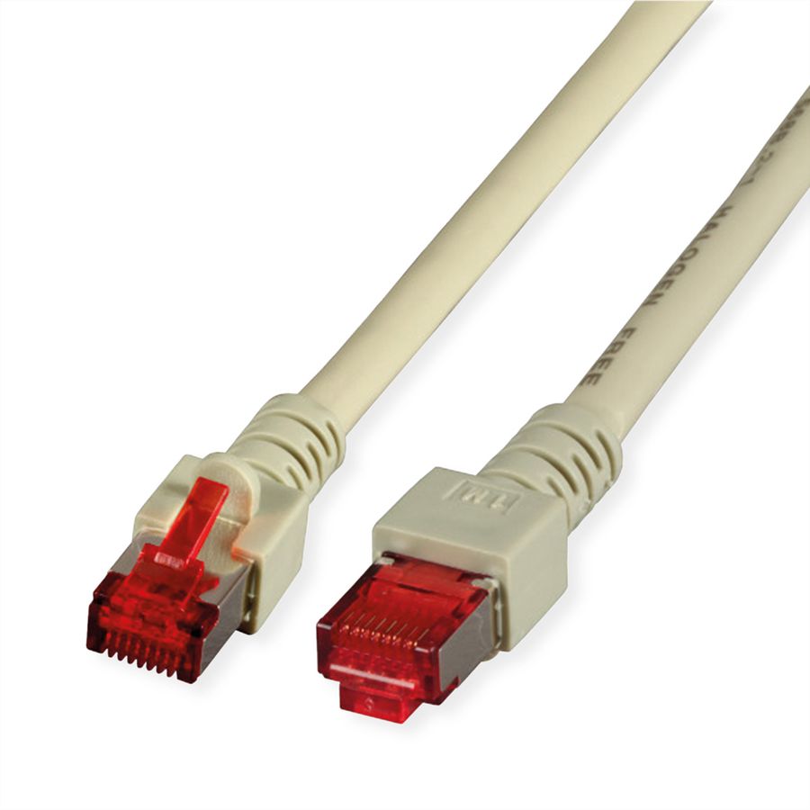 Patchkabel Cat.6 (Class E) S/FTP (PiMF), LSOH, grau, 15 m