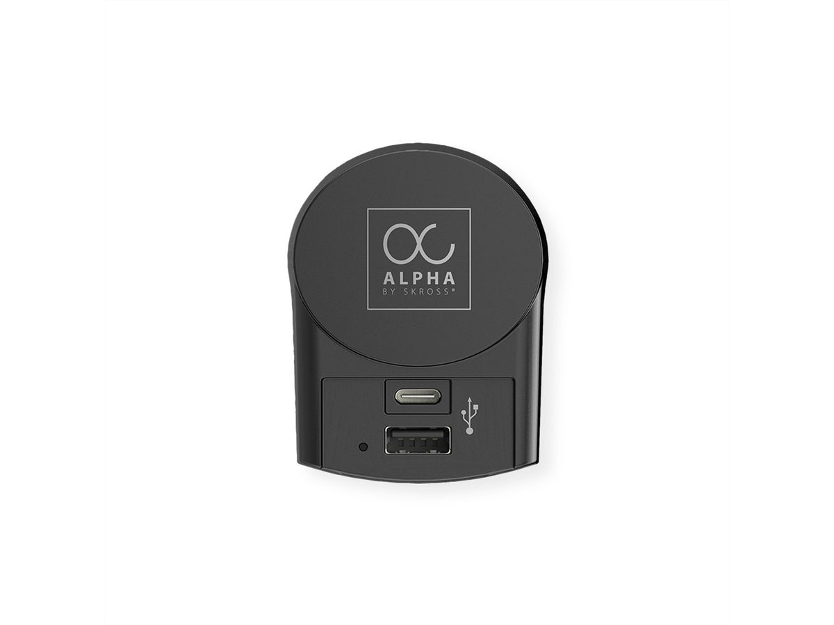 Skross Alpha mit Europe USB Charger A/C Universal Reiseadapter, Weltweit