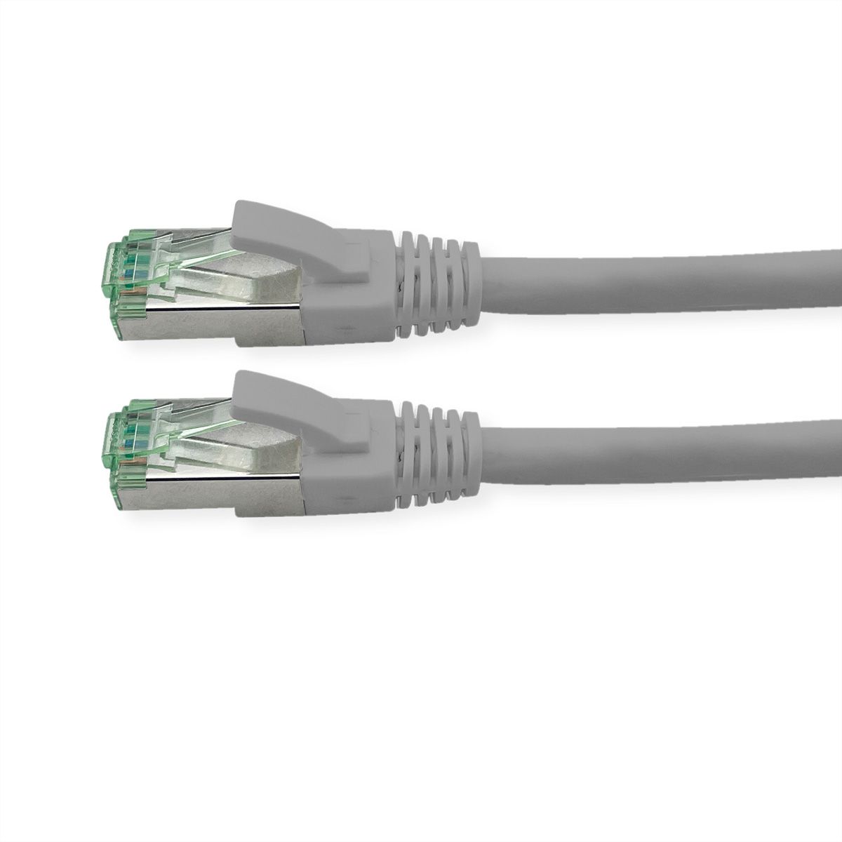ROLINE RM Patchkabel Cat.6A S/FTP (PiMF), grau, 2 m