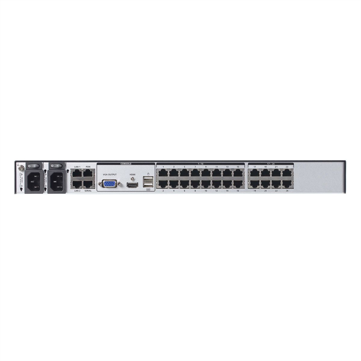 ATEN KN2124VB 24-Port Cat 5 KVM over IP 1 local und 2 remote