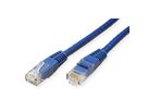 VALUE Patchkabel Kat.6 (Class E) UTP, blau, 0,5 m