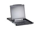 ATEN CL5708iN LCD KVM Switch Over IP, USB-PS/2,VGA , 8-Ports, CH-Layout