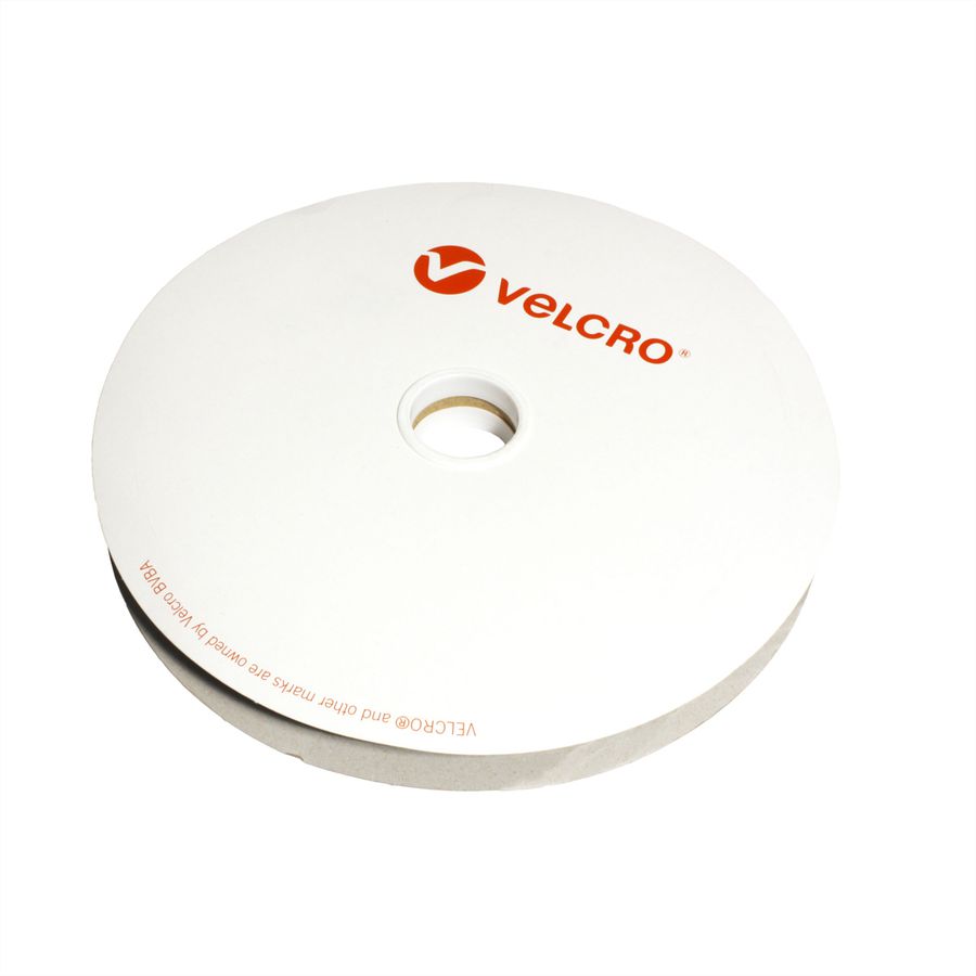 VELCRO® ONE-WRAP® Klettbandstreifen 20mm, unperforiert auf Rolle, grün, 25 m