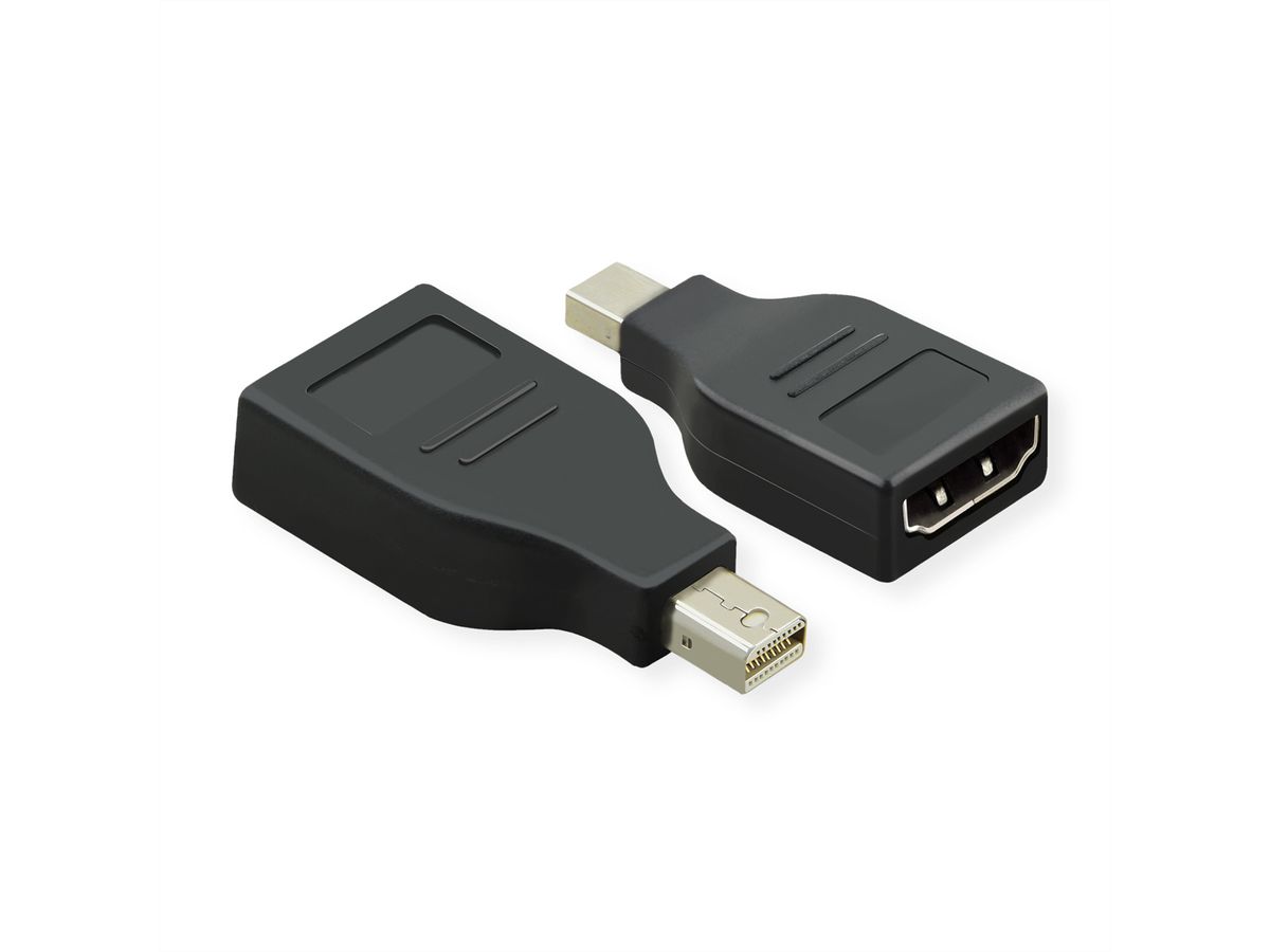 VALUE Mini DisplayPort-HDMI Adapter, Mini DP ST - HDMI BU