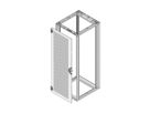 SCHROFF TUER 6HE PERFOR.RAL7035