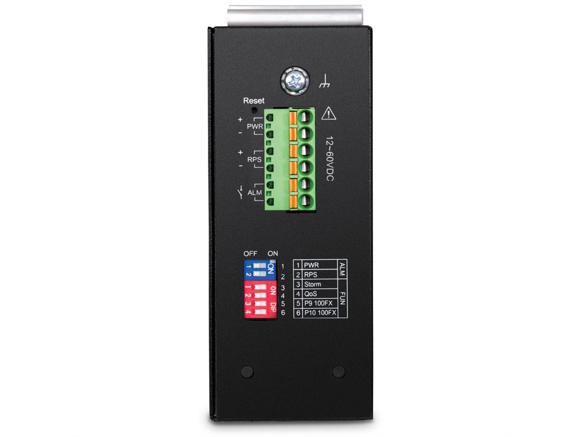 TRENDnet TI-G102i DIN-Rail Switch 10-Port Industrial Gigabit L2