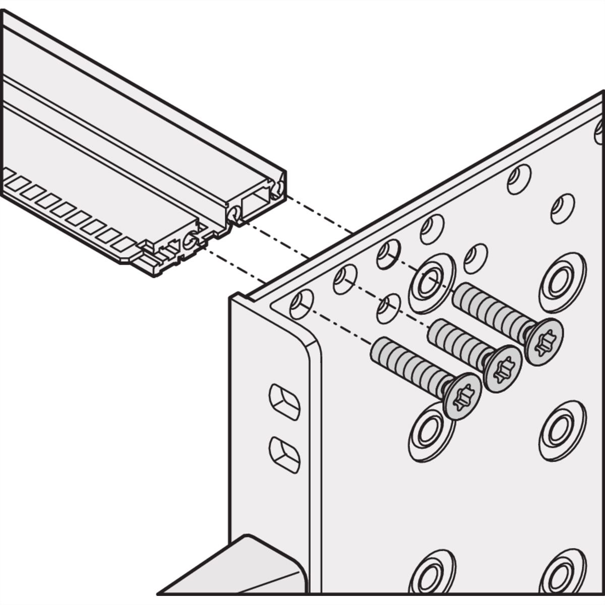 SCHROFF SEITENWD.R 6HE 355T (2ST)