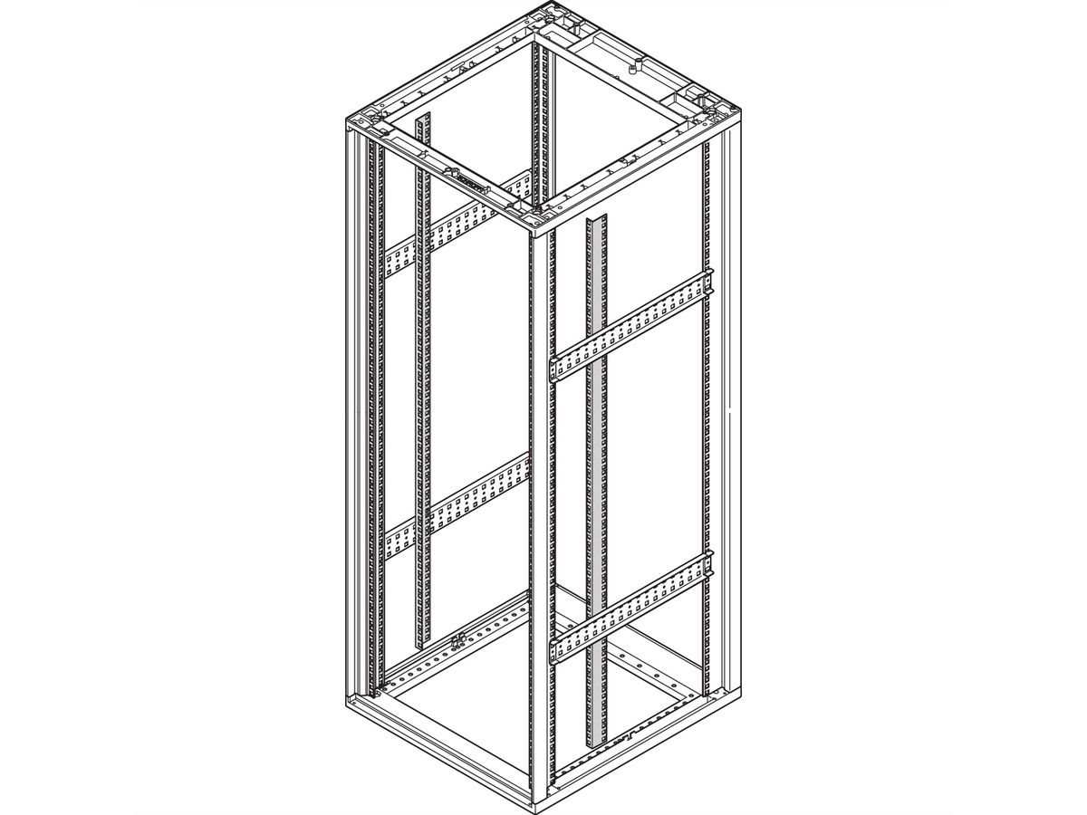 SCHROFF 19"RASTERPROFIL 34HE 7021 2X