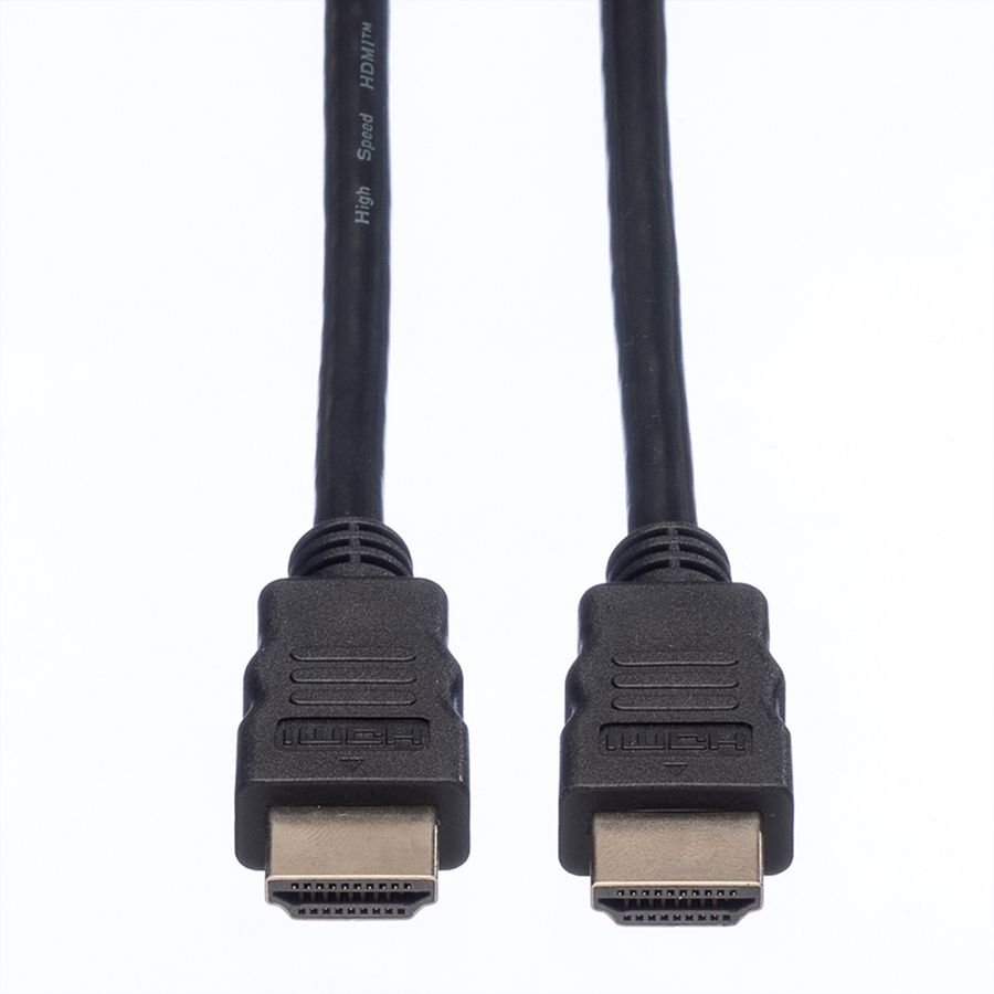 VALUE 4K HDMI Ultra HD Kabel mit Ethernet, ST/ST, schwarz, 1 m