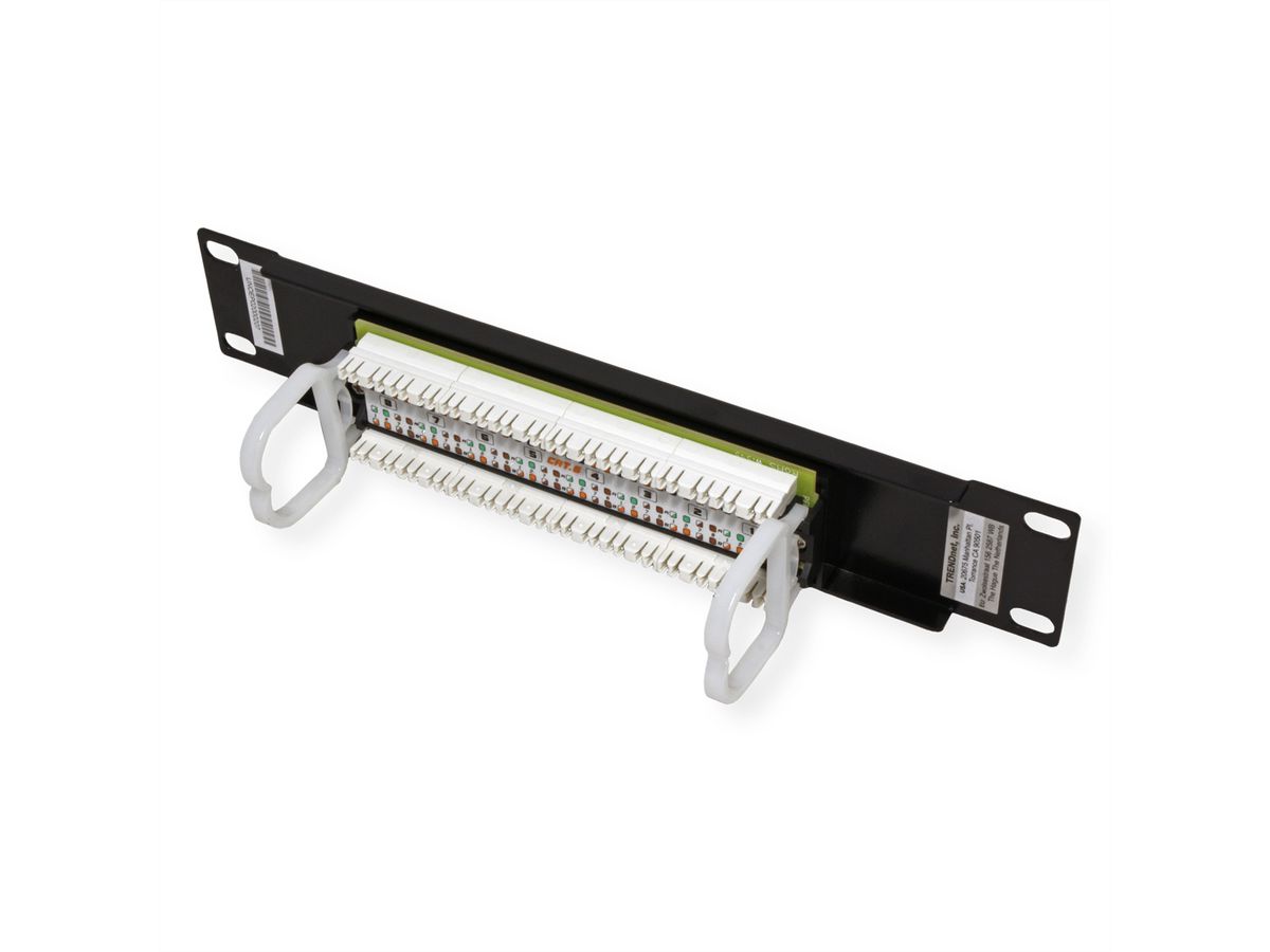 TRENDnet TC-P08C6 10" Patch Panel, 8-Port Cat. 6 Unshielded
