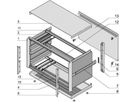 SCHROFF Komplettgehäuse, ungeschirmt - PROPAC PRO GEH.3HE 84TE 386T