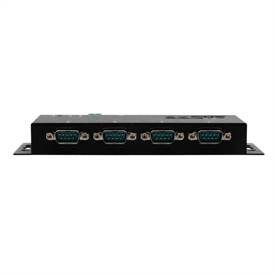 EXSYS EX-6124-2 Ethernet zu Seriell 4 x RS-232/422/485 mit 9 Pin Stecker