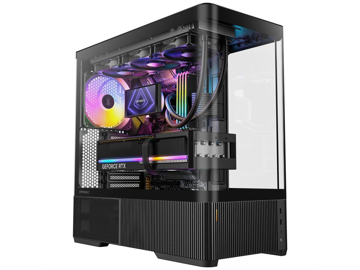 ANTEC Constellation C6 Curve ARGB PC Gehäuse ATX Midi Tower, schwarz
