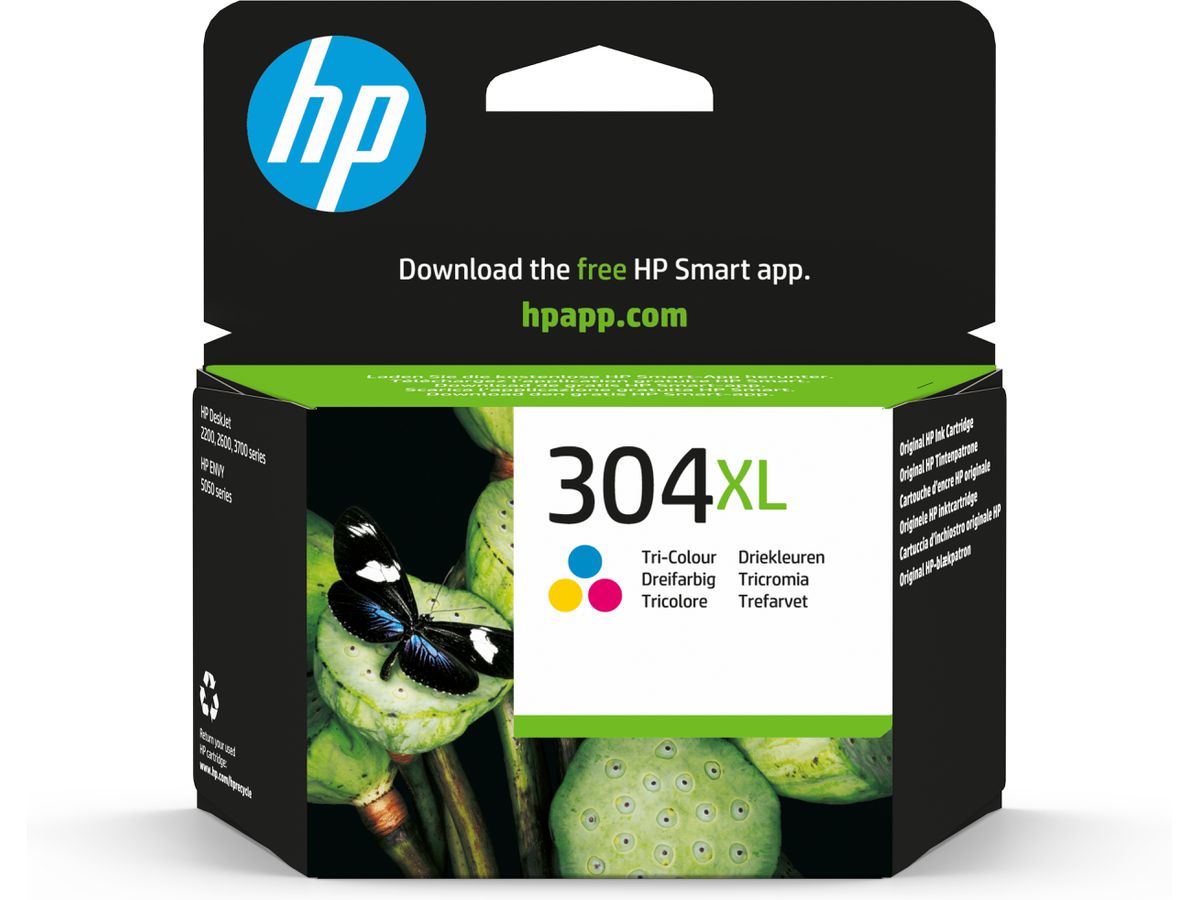 HP 304XL Cyan/Magenta/Gelb Original Tintenpatrone