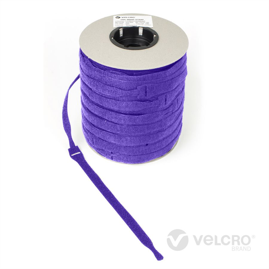 VELCRO® One Wrap® Strap 20mm x 200mm, 750 Stück, violett