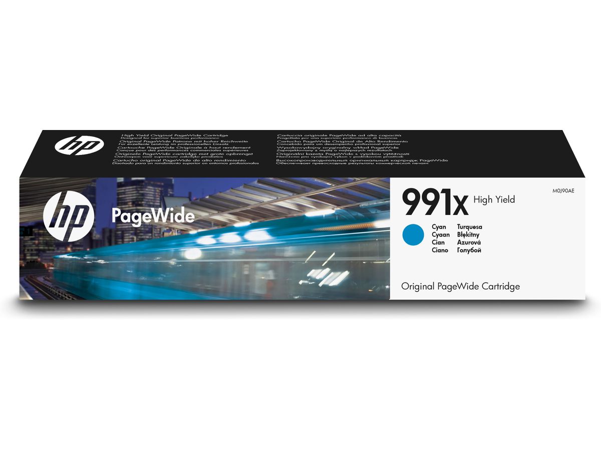 HP 991X Cyan Original PageWide Patrone mit hoher Reichweite