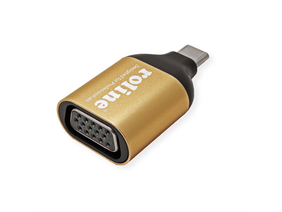 ROLINE GOLD Display Adapter USB Typ C - VGA