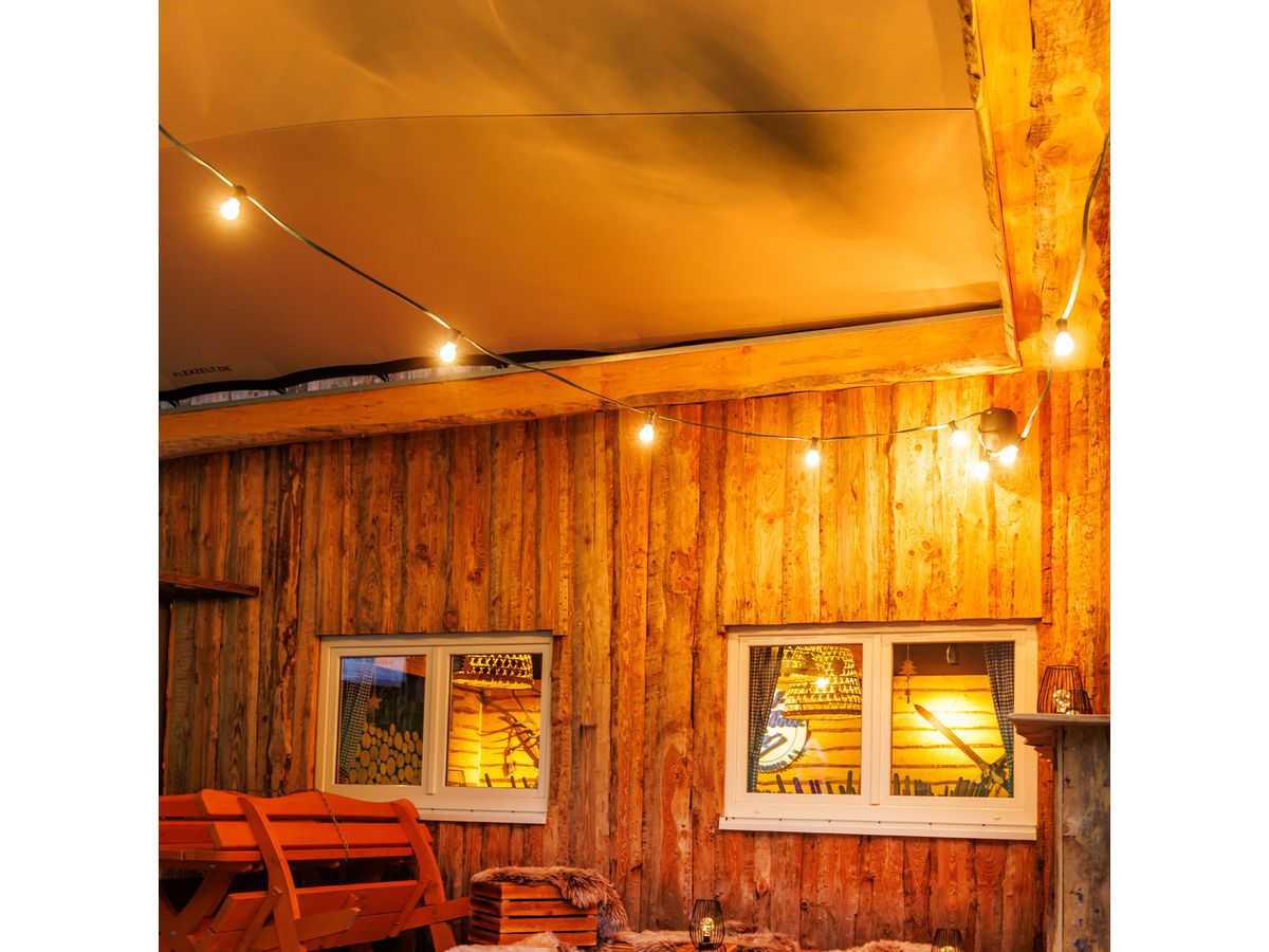 BACHMANN Lichterkette, 10 Fassungen, 10 m